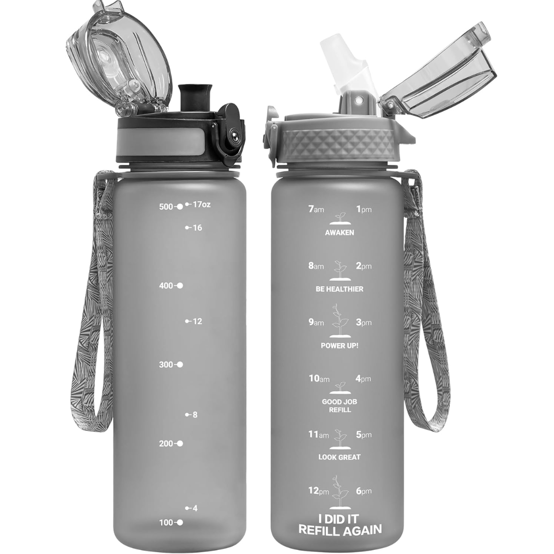 EcoFlow - Gourde Tritan Réutilisable avec Paille