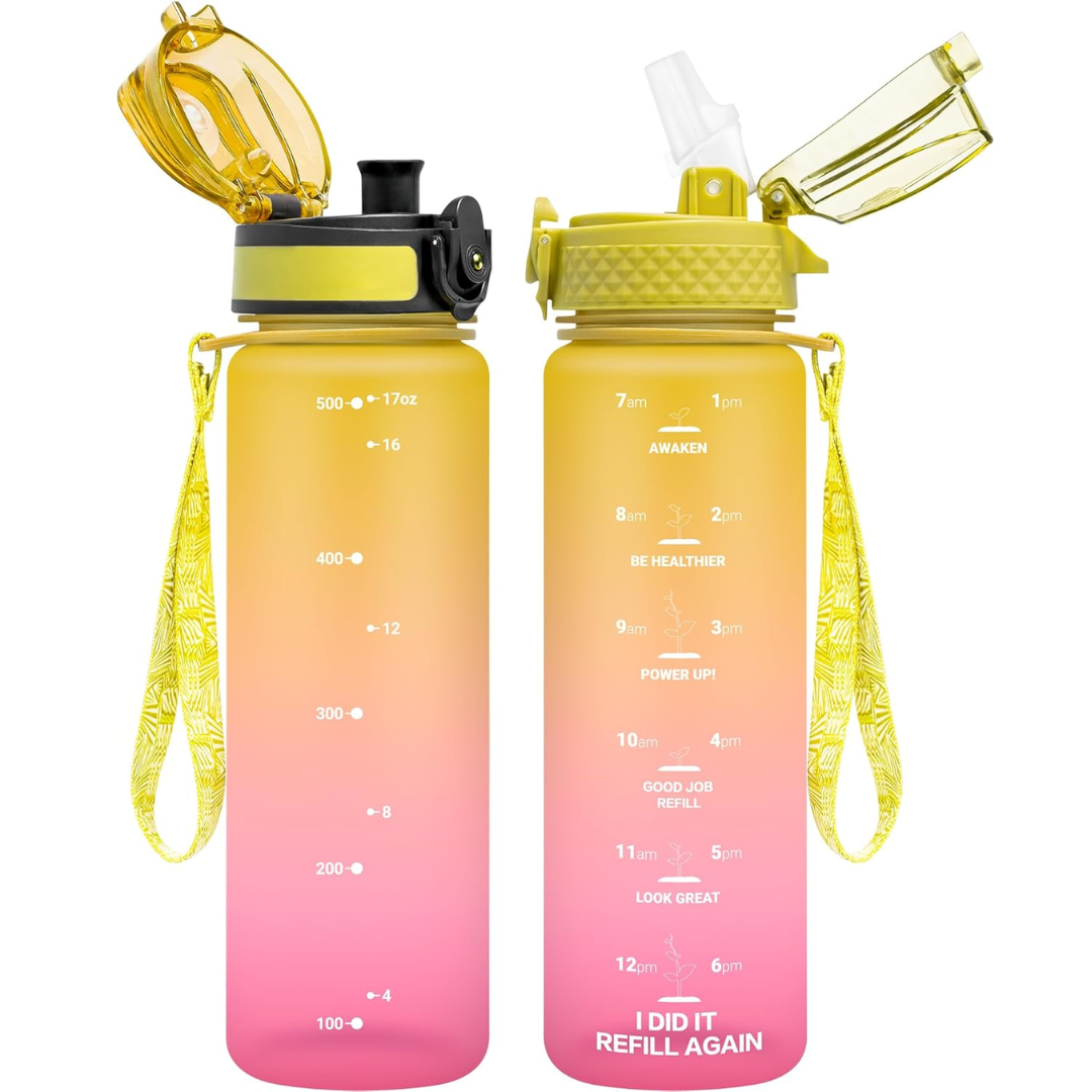 EcoFlow - Gourde Tritan Réutilisable avec Paille