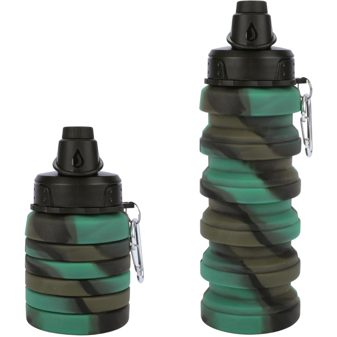 FlexiHydrate - Gourde Pliable Compacte pour Voyages