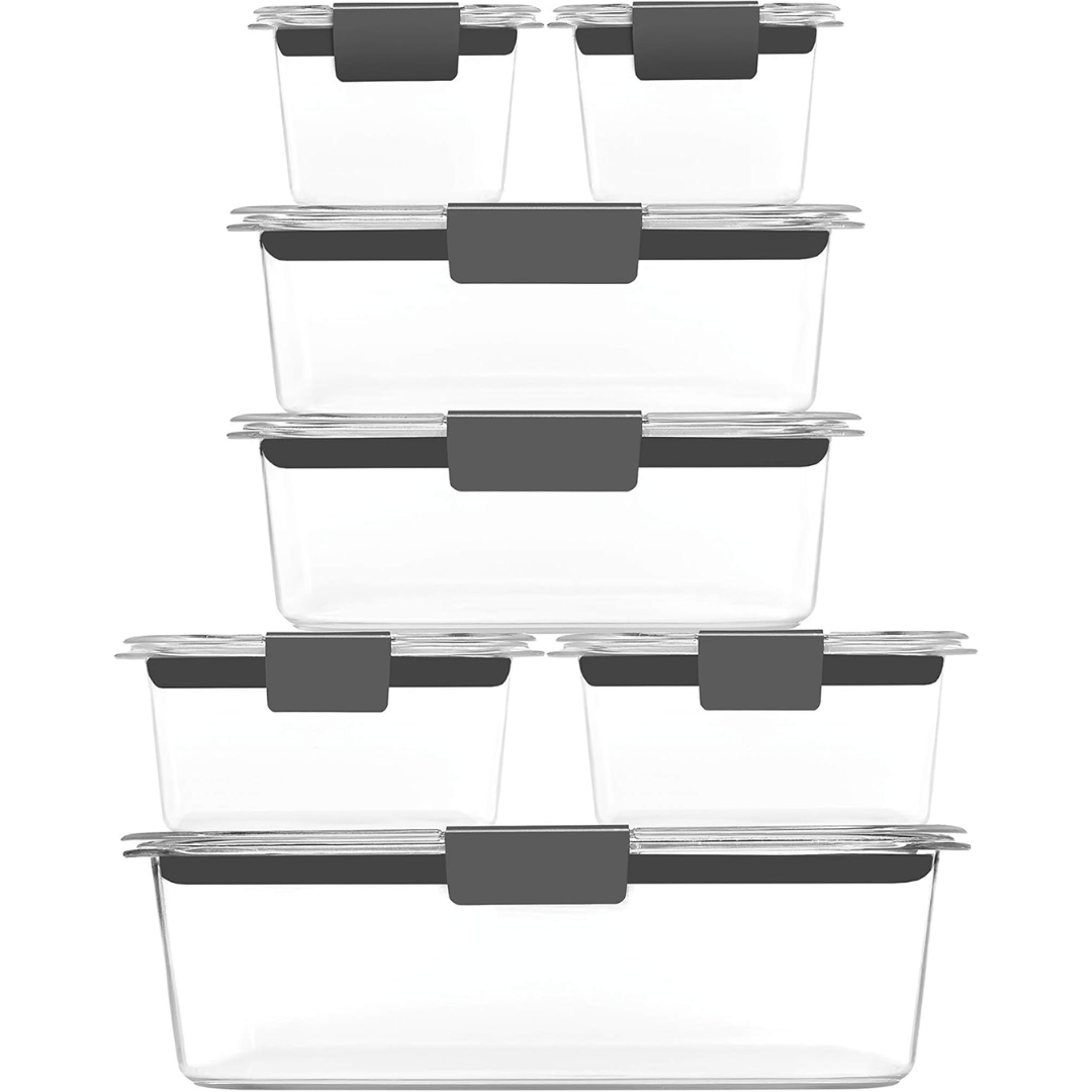 FreshPrep - Set de 7 contenants à repas sans BPA durables