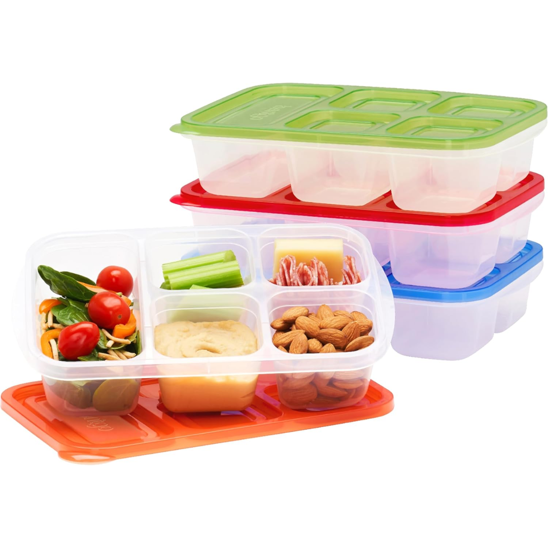 EcoStore - Boîtes Rangement 5 Compartiments Set 8