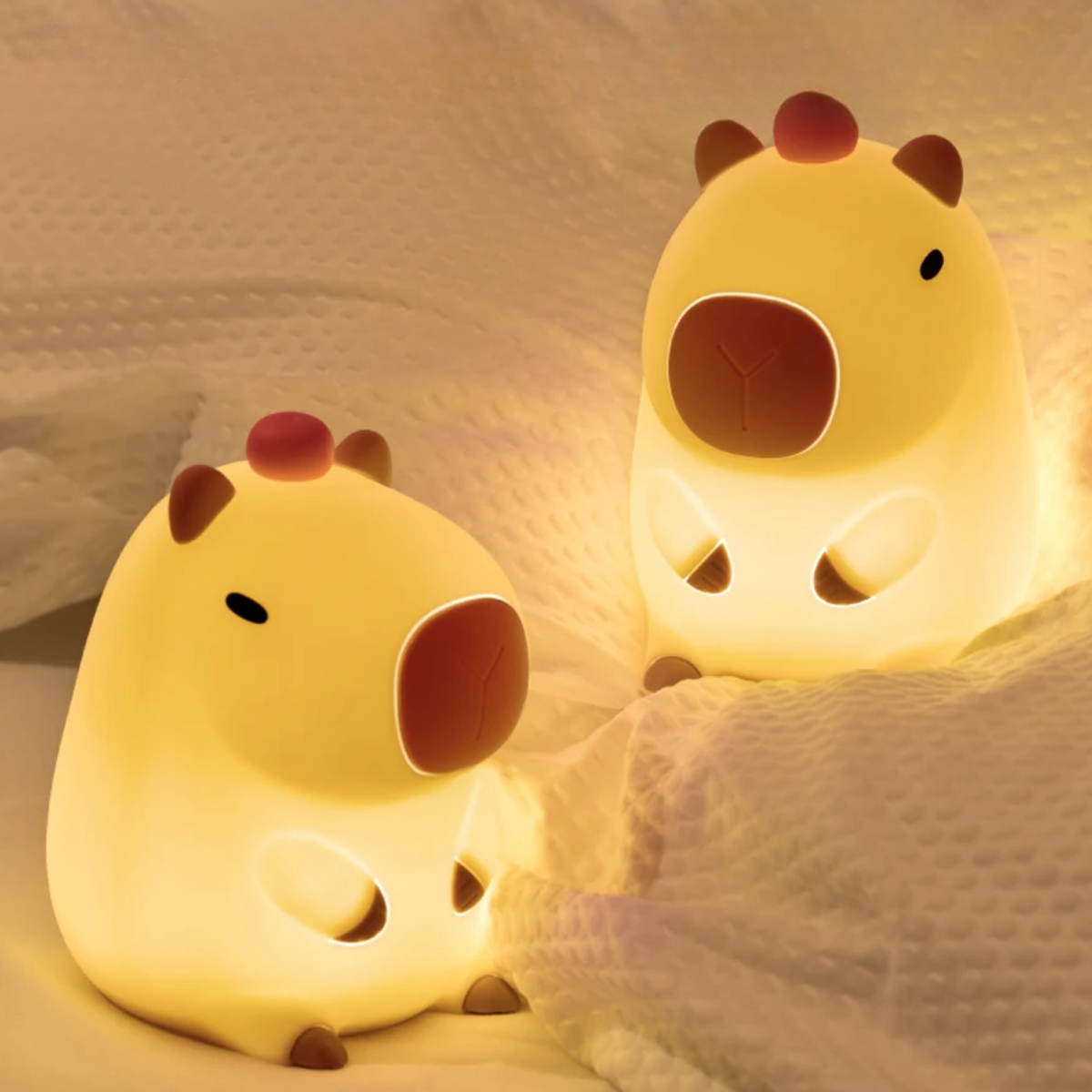 Capibara Light - Veilleuse Apaisante Rechargeable pour un Meilleur Sommeil de votre Enfant