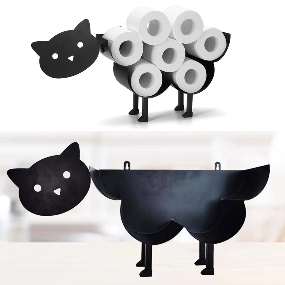 FunShape - Porte-papier toilette mural en forme d'animal