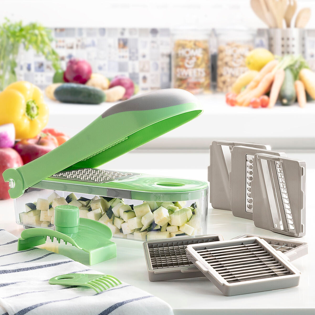 MultiChop – Coupe-Légumes et Râpe Multifonction