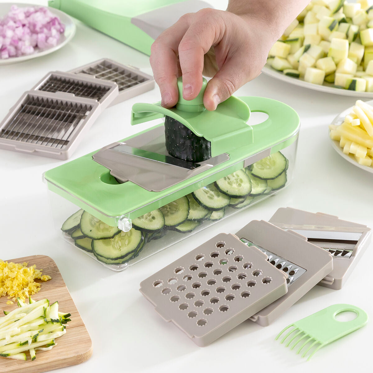 MultiChop – Coupe-Légumes et Râpe Multifonction