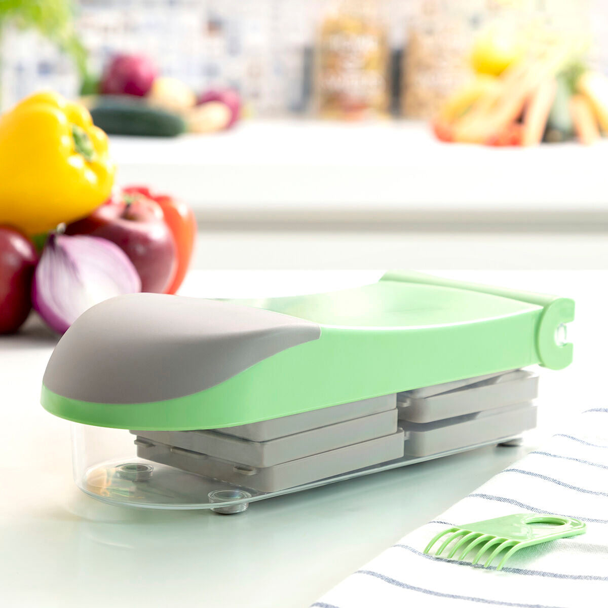 MultiChop – Coupe-Légumes et Râpe Multifonction