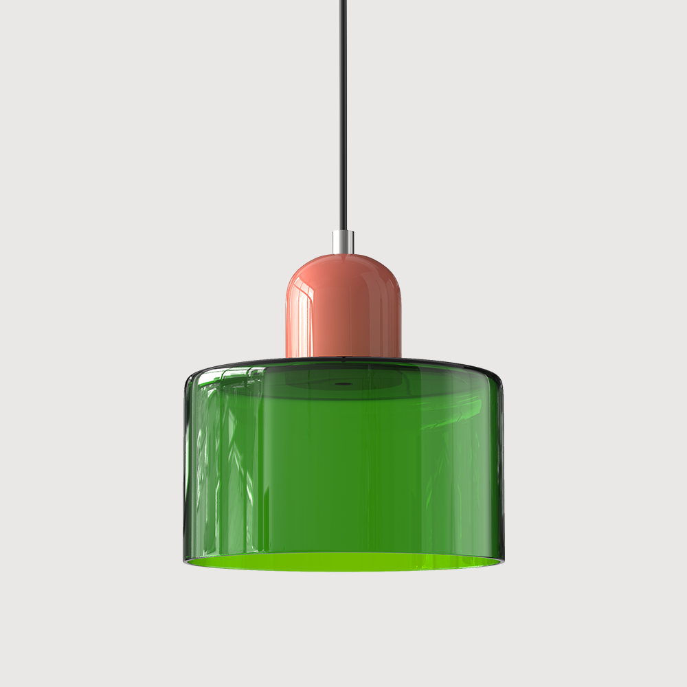 VerreBauhaus | Élégante Lampe Suspendue en Verre Design Bauhaus 13