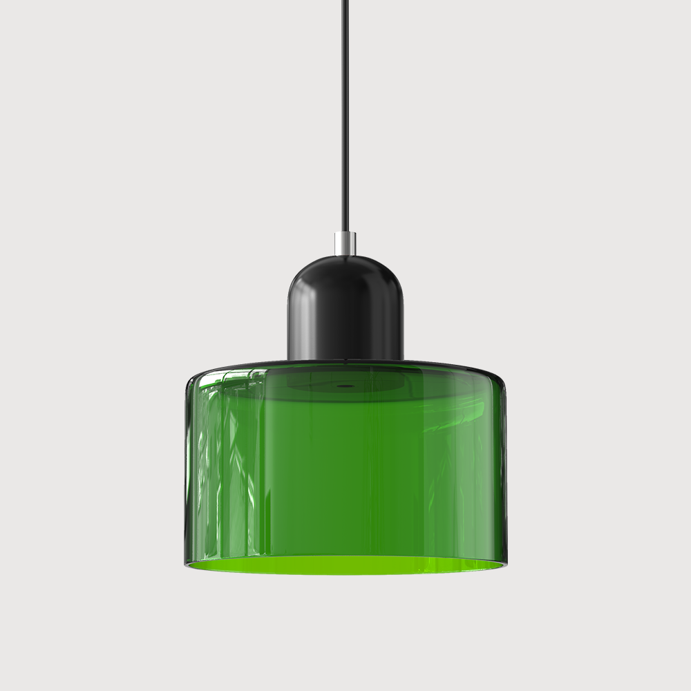 VerreBauhaus | Élégante Lampe Suspendue en Verre Design Bauhaus 16