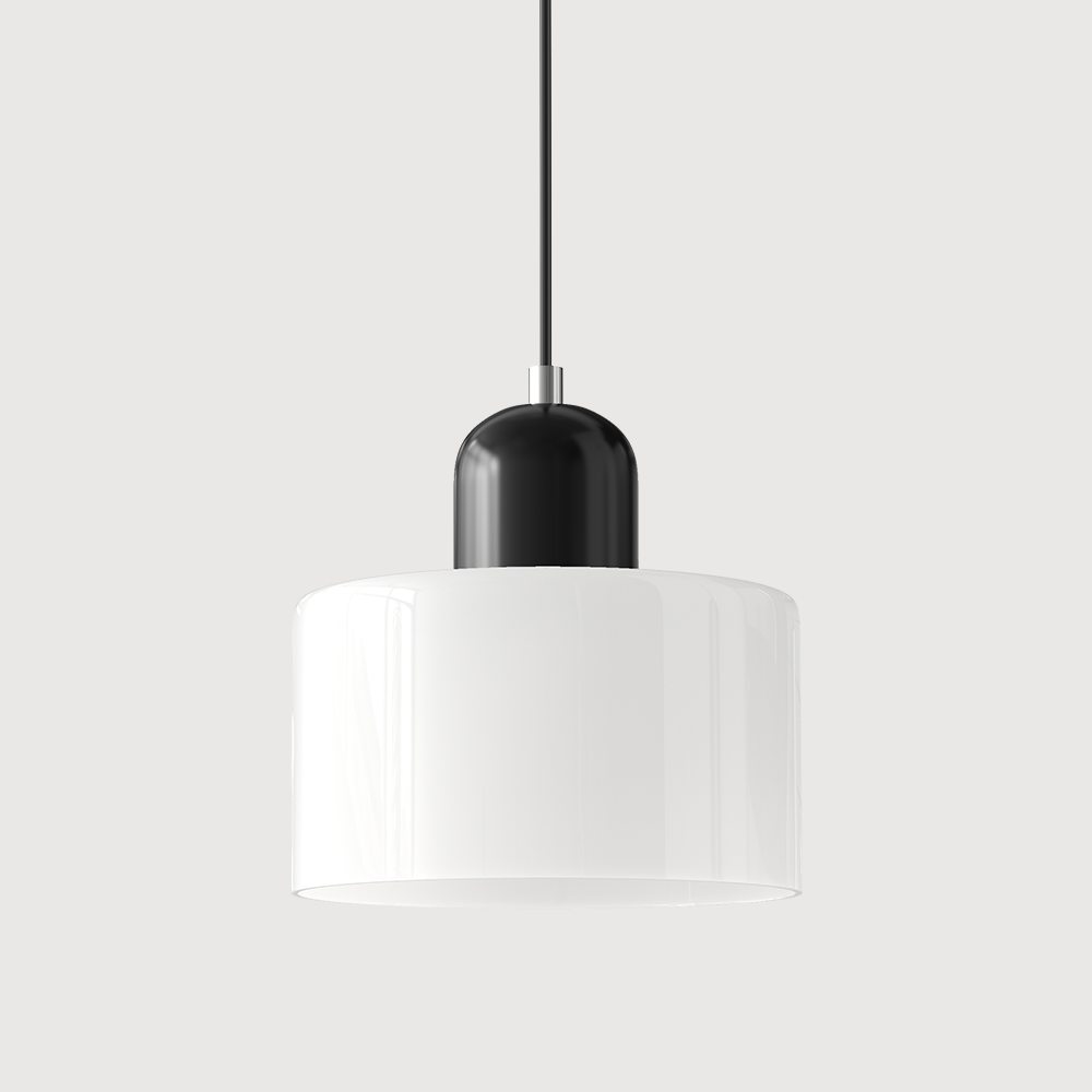 VerreBauhaus | Élégante Lampe Suspendue en Verre Design Bauhaus 19