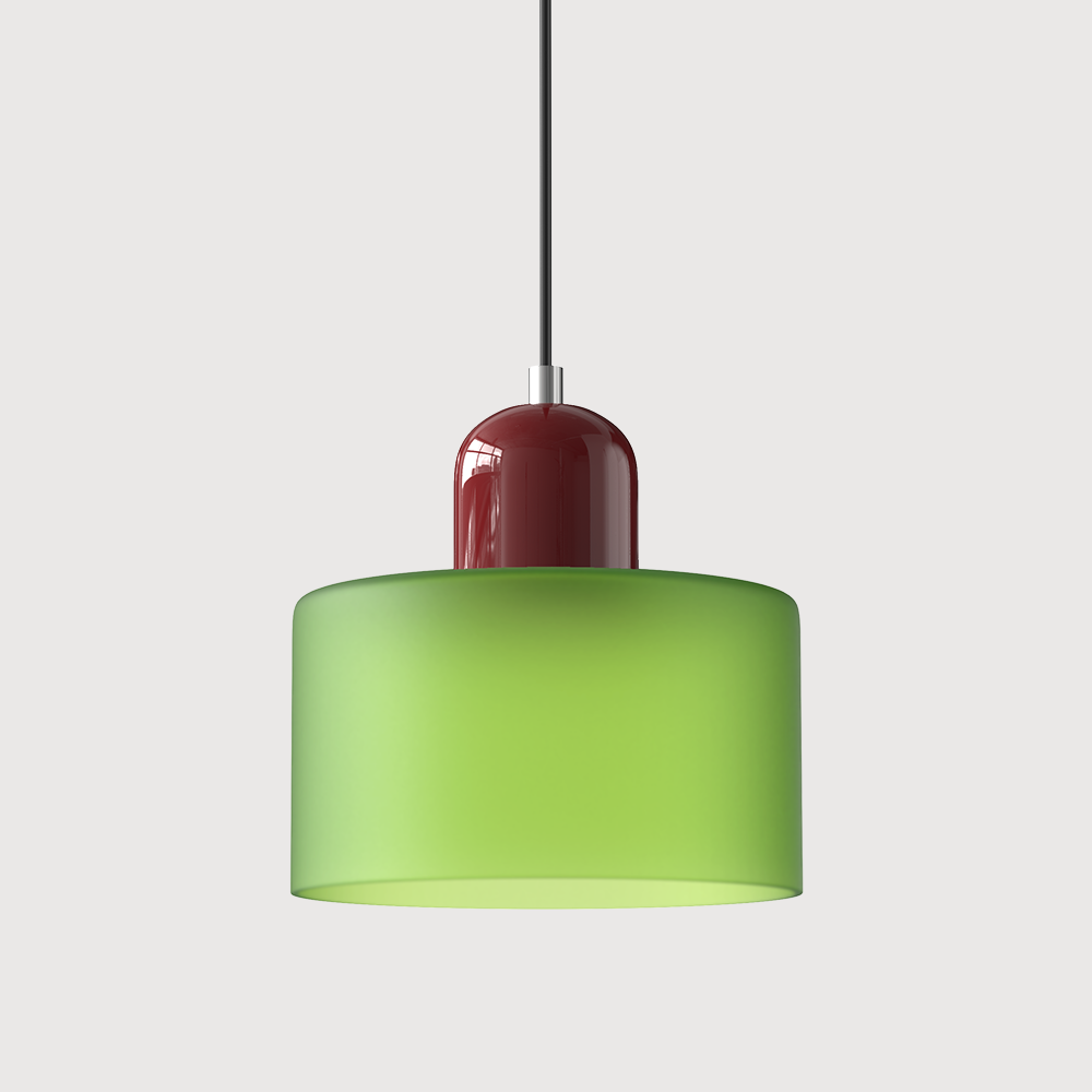 VerreBauhaus | Élégante Lampe Suspendue en Verre Design Bauhaus 20