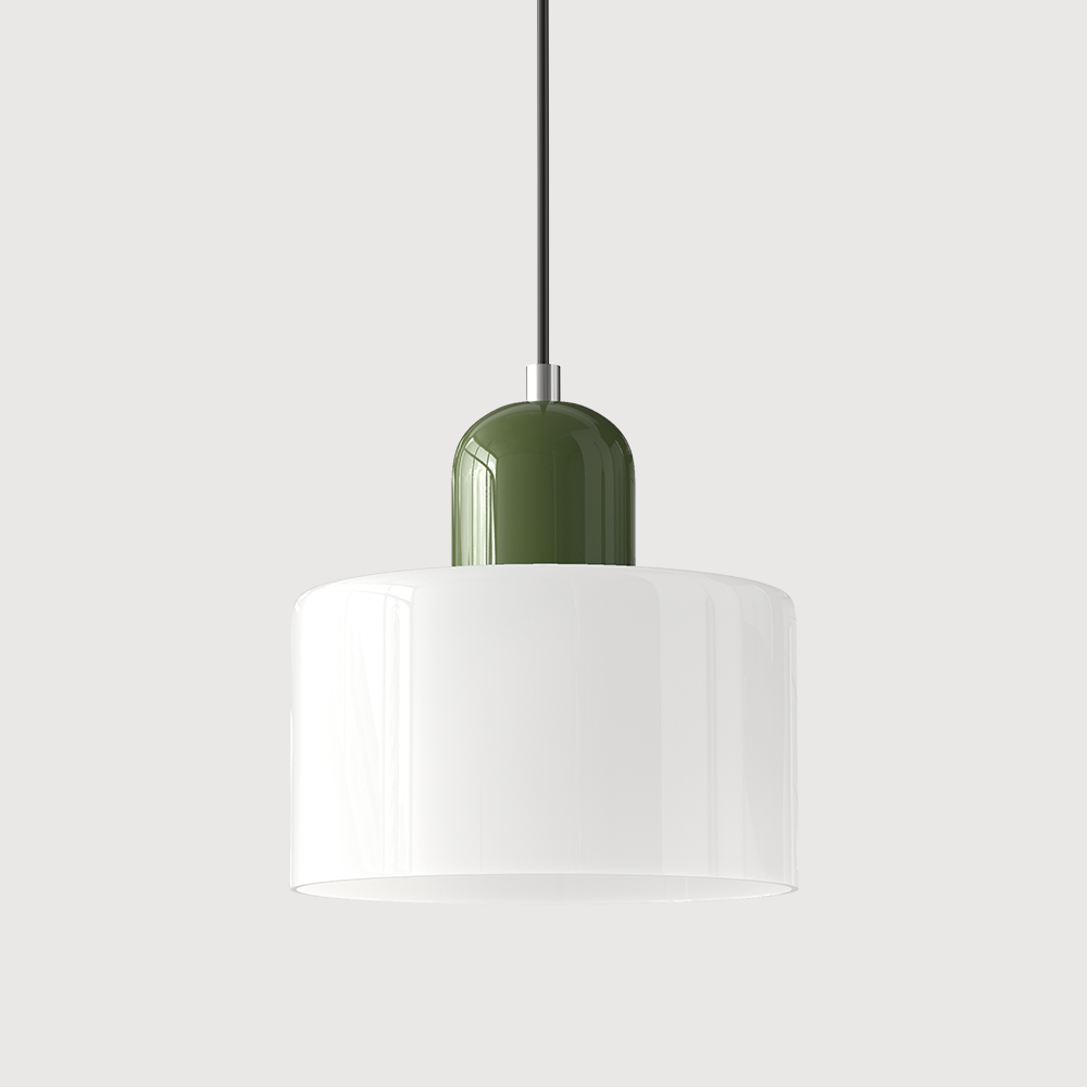 VerreBauhaus | Élégante Lampe Suspendue en Verre Design Bauhaus 25
