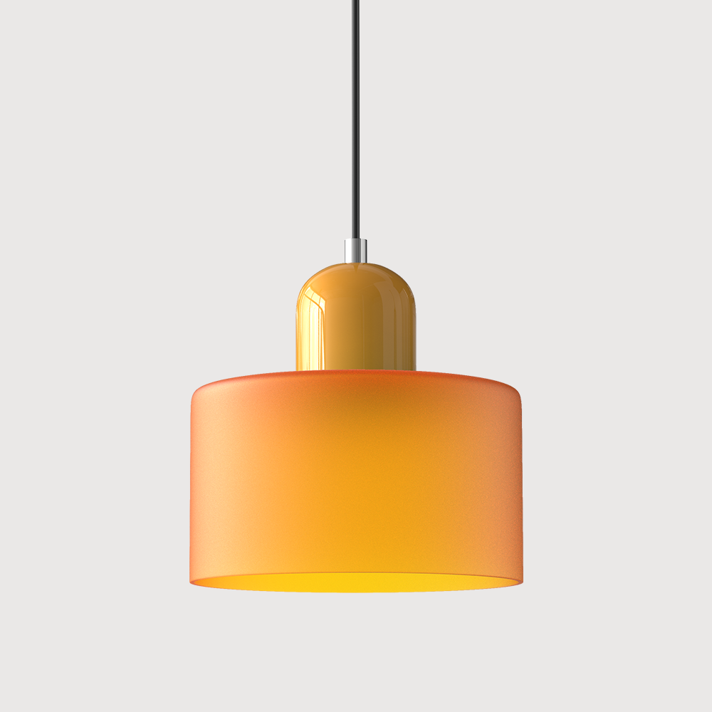 VerreBauhaus | Élégante Lampe Suspendue en Verre Design Bauhaus 27