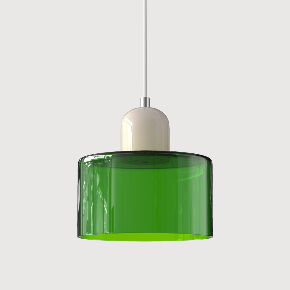 VerreBauhaus | Élégante Lampe Suspendue en Verre Design Bauhaus 33