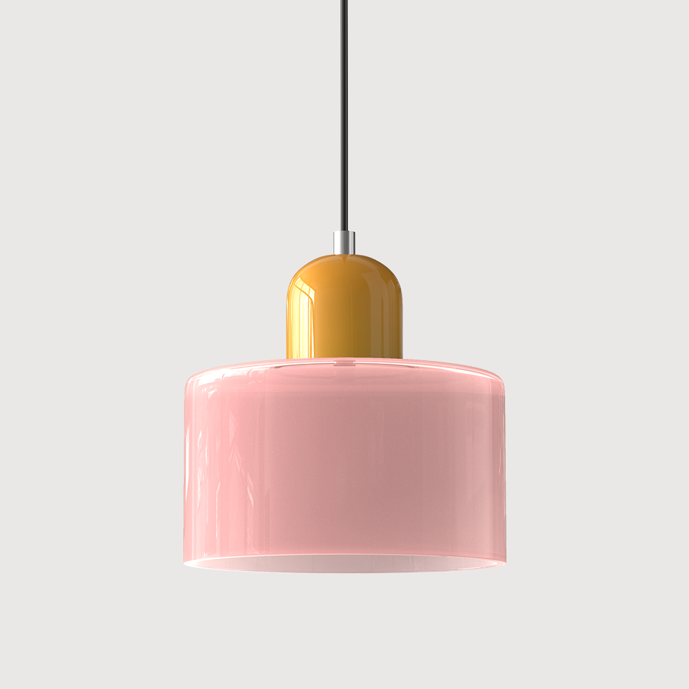 VerreBauhaus | Élégante Lampe Suspendue en Verre Design Bauhaus 36