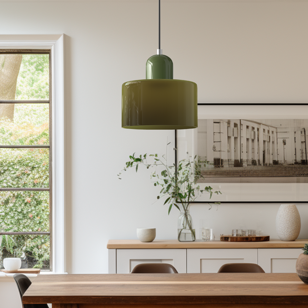 VerreBauhaus | Élégante Lampe Suspendue en Verre Design Bauhaus 4