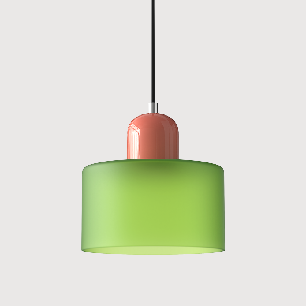 VerreBauhaus | Élégante Lampe Suspendue en Verre Design Bauhaus 9