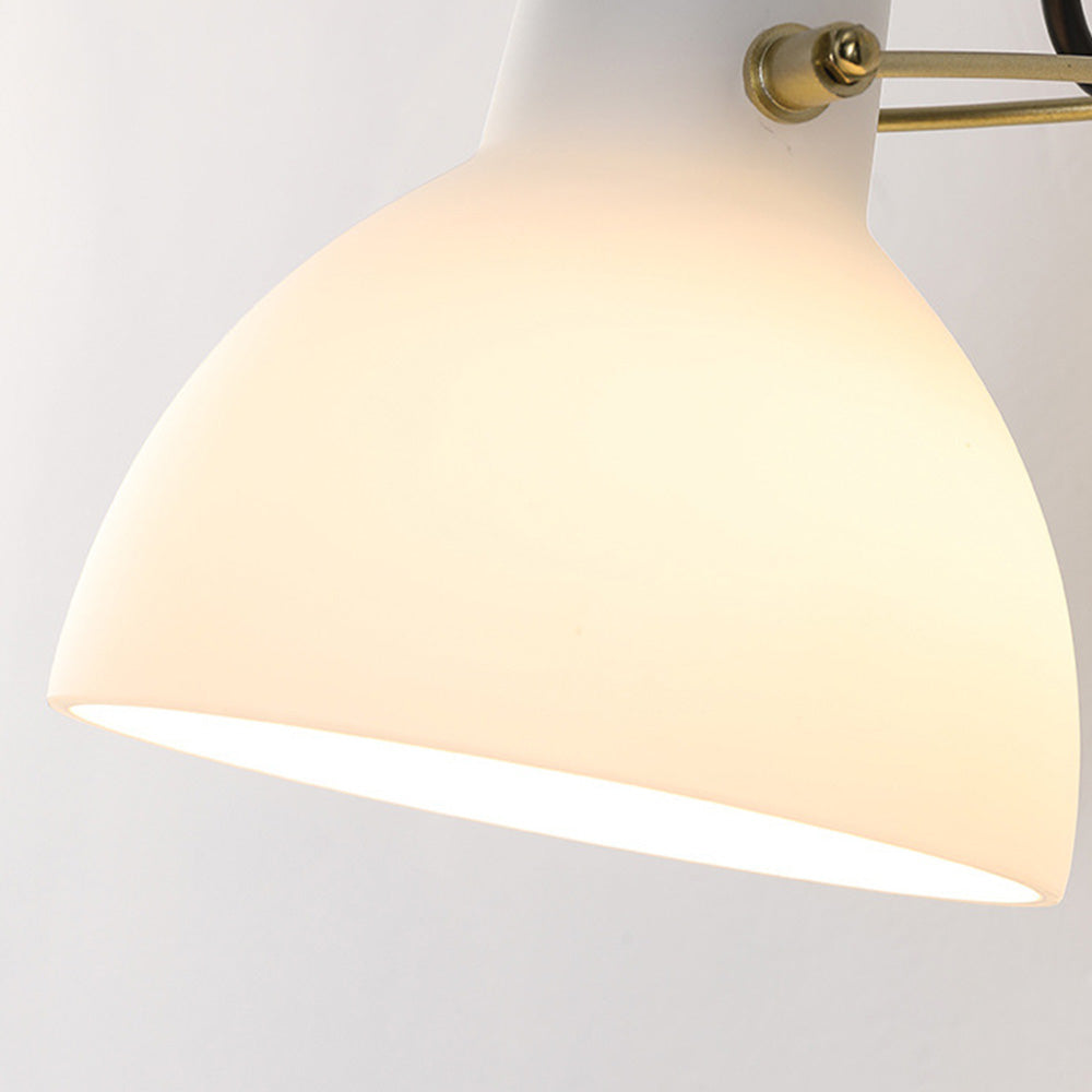EssenceGlow - Applique Murale Minimaliste en Verre Blanc