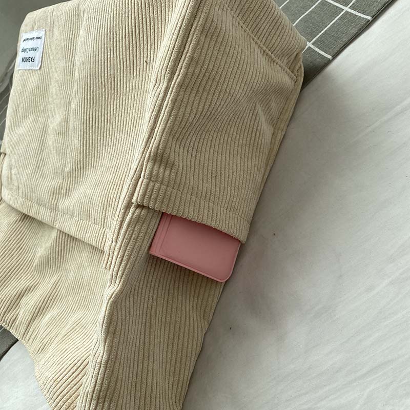 StyleLoom - Sac Bandoulière Velours Côtelé Luxe