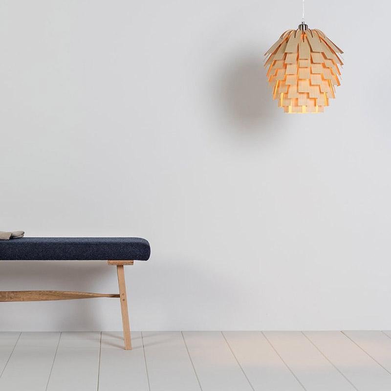 Boiséa – Suspension en Bois Sculpté | Élégance Naturelle et Charme Rustique