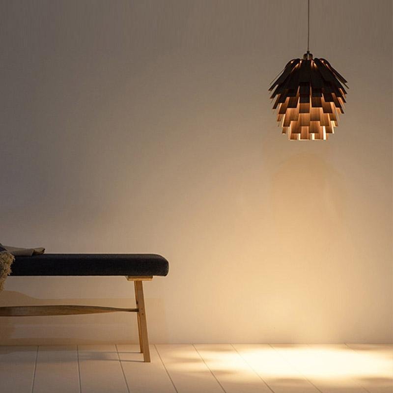 Boiséa – Suspension en Bois Sculpté | Élégance Naturelle et Charme Rustique