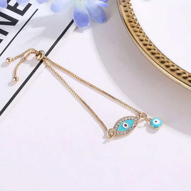 Selene - Bracelet ethnique mauvais œil au style unique