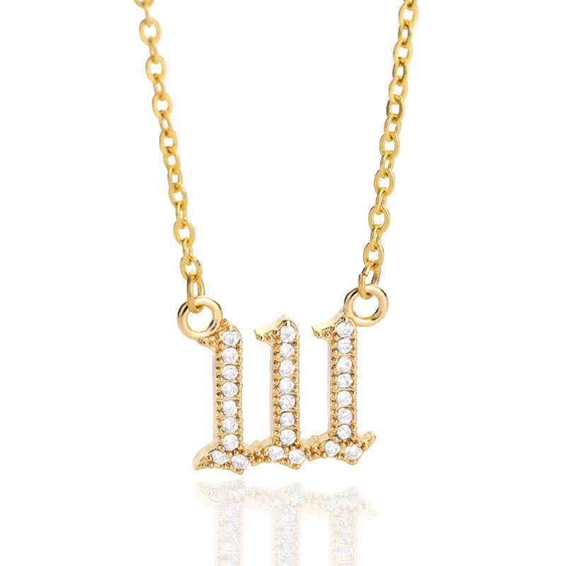 Seraphina - Collier nombres angéliques en zircone