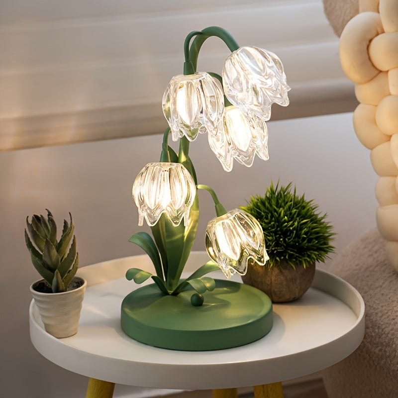 BellBloom - Lampe de table LED en forme de fleur