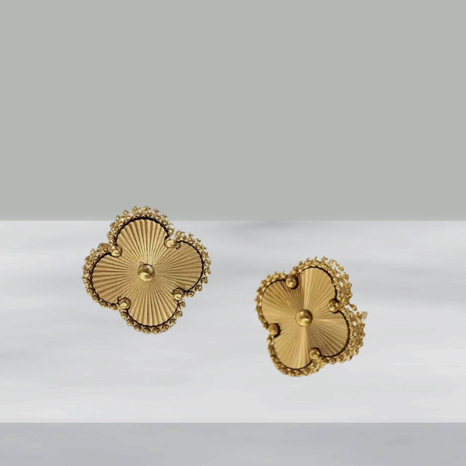 GoldenClove - Set trèfle or collier et bracelet