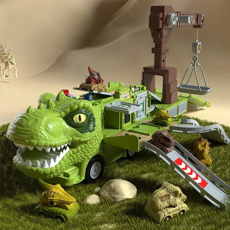 DinoRoar Truck – Camion Dinosaures Pliable Aventure