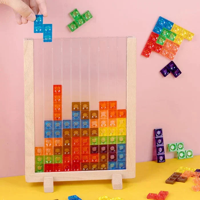 BrainBlocks - Puzzle Blocs en Bois Créatif