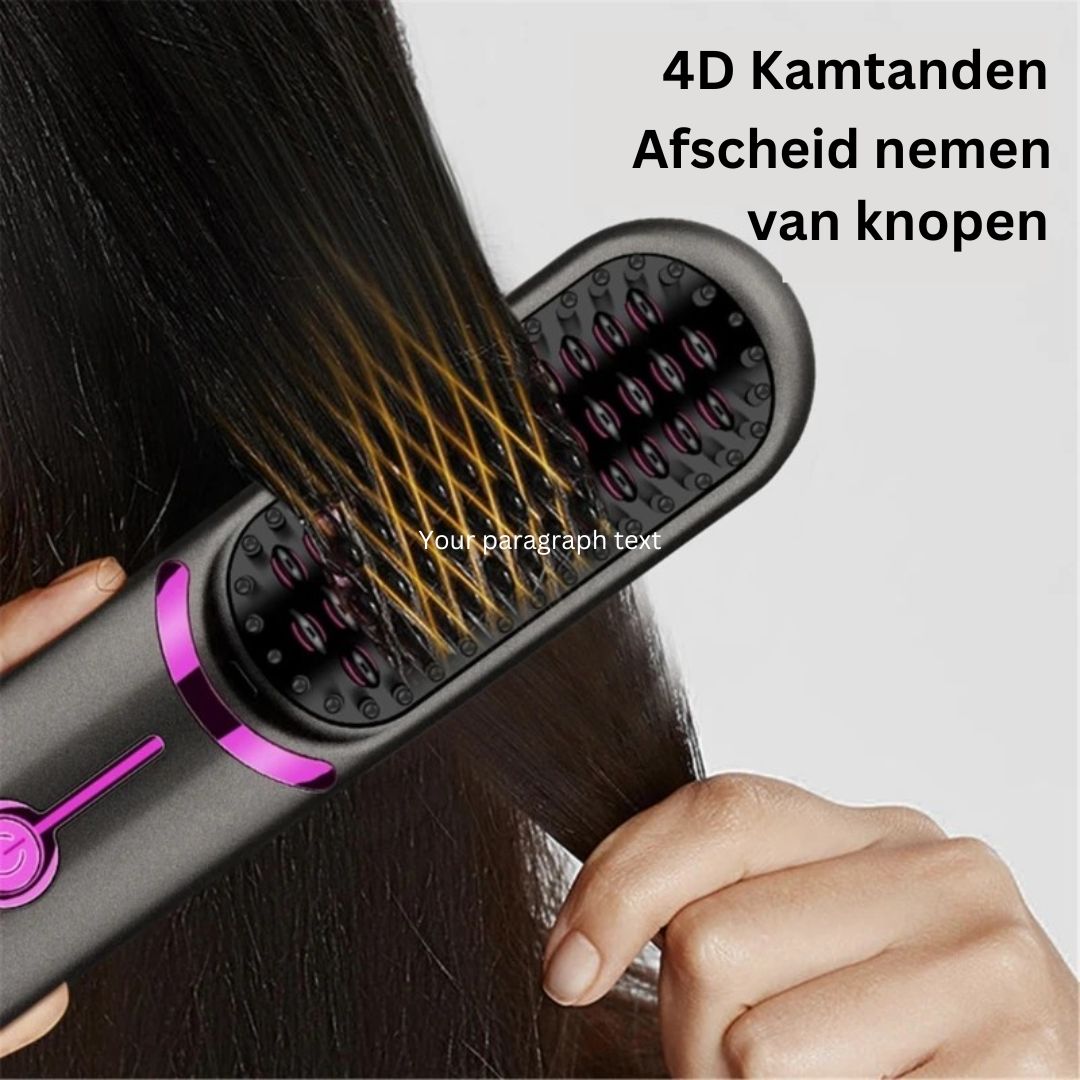 SleekStyle Brush – Brosse Chauffante 3-en-1