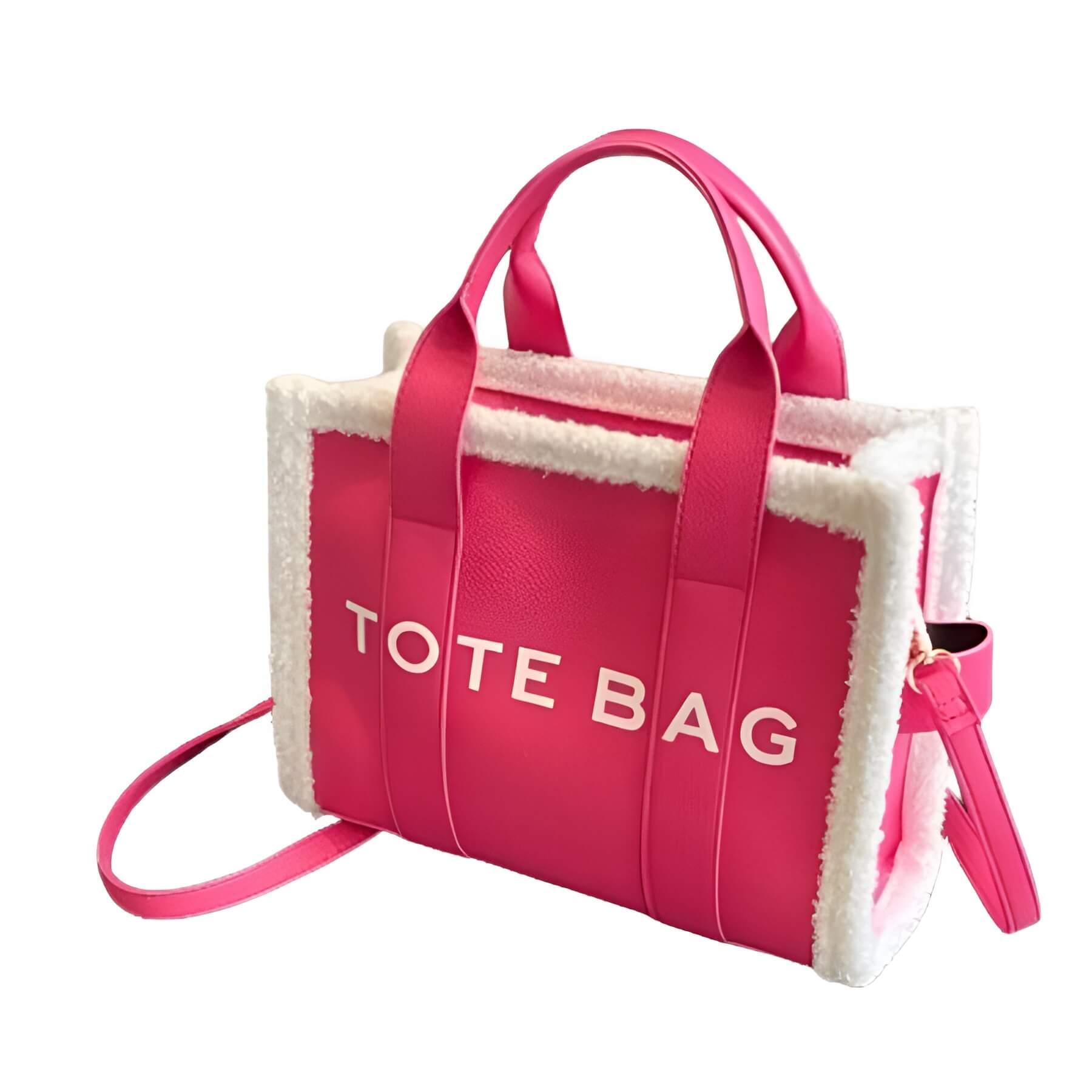 LuxVibe Bag - Sac PU Cuir Fausse Fourrure