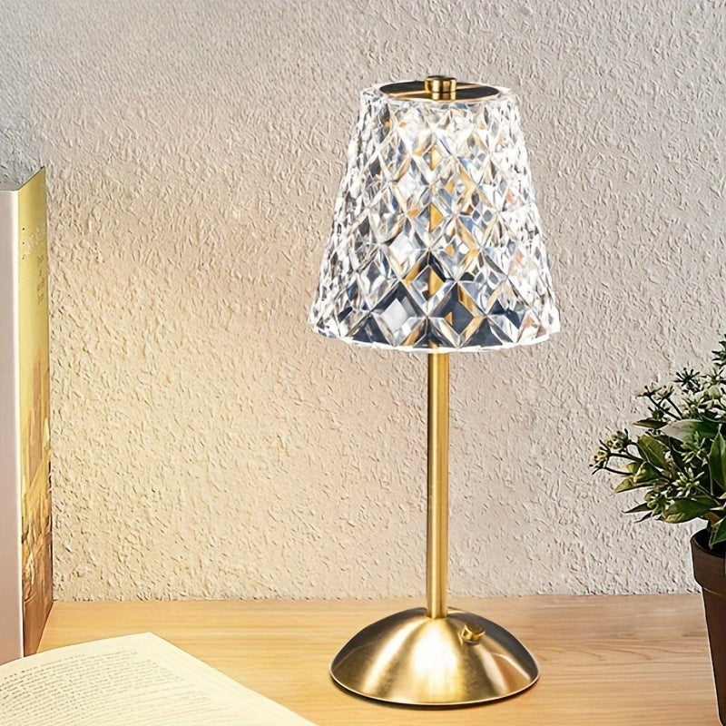 Cristalléa – Lampe LED en Cristal Élégante