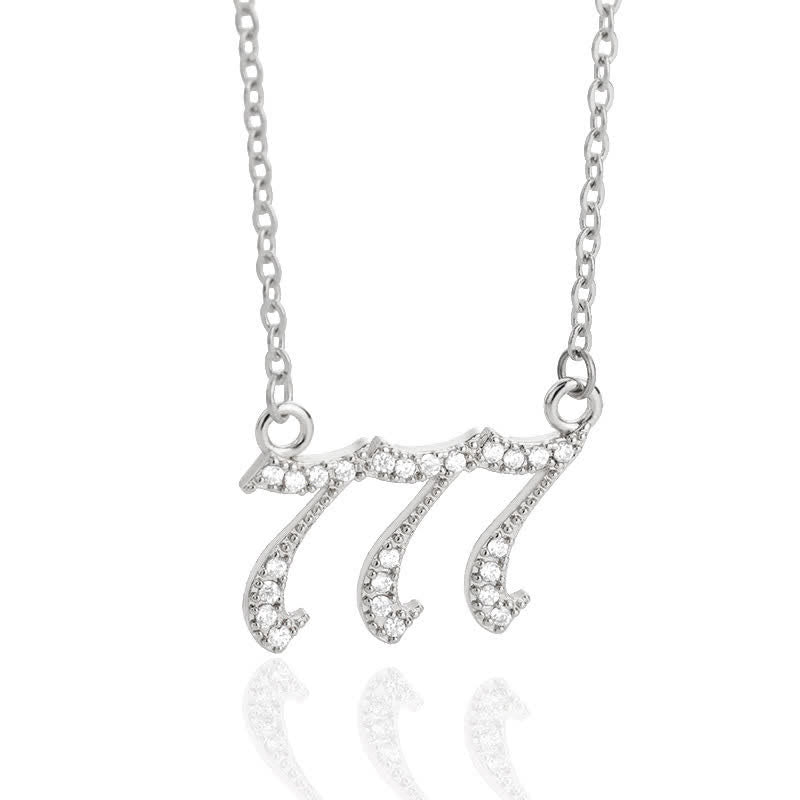 Seraphina - Collier nombres angéliques en zircone