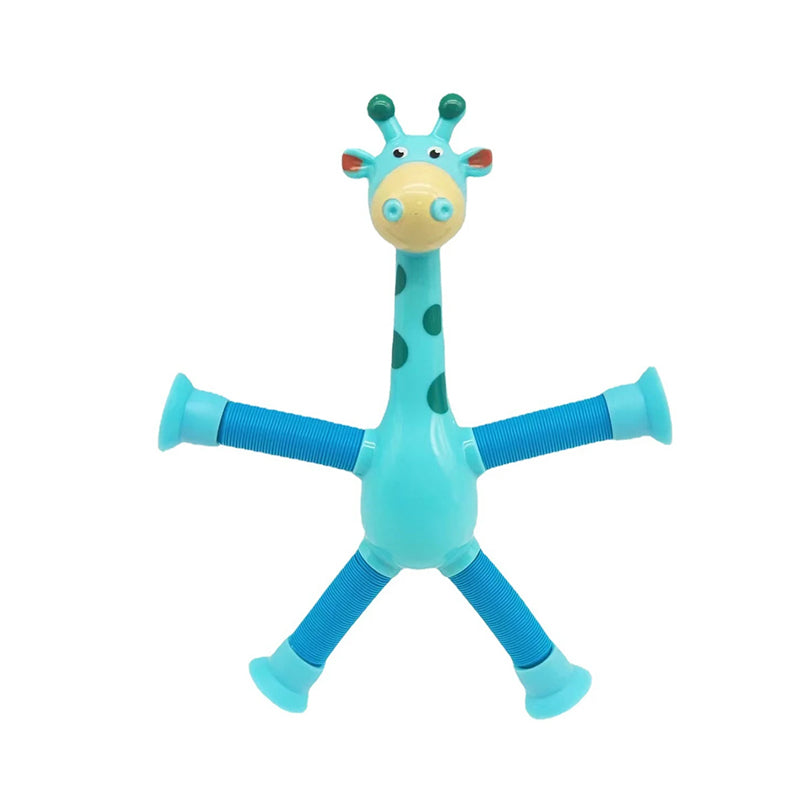 StretchGiraffe - Jouet Flexible à Ventouse pour Enfants
