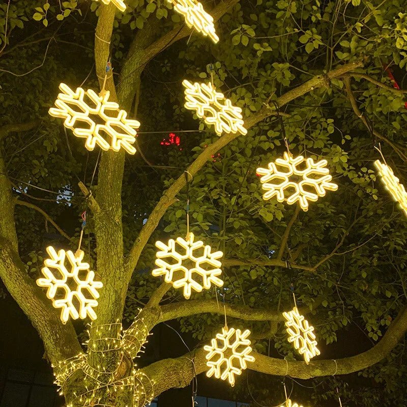 SterrenLicht - Guirlande Lumineuse LED Flocon de Neige pour Fêtes