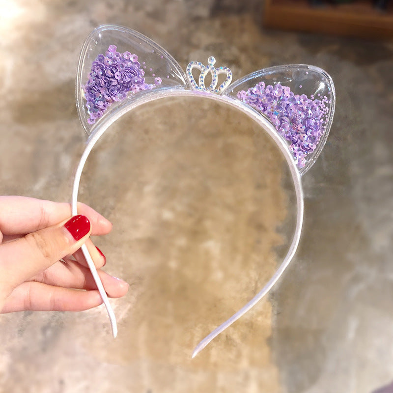 GlamTiara - Bandeau Cheveux Glitter Élégant Femmes