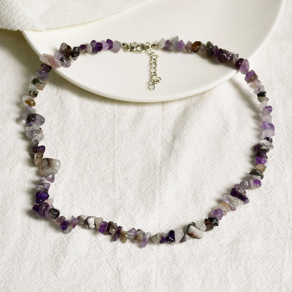 Collier Cristaux Polis Lina - Beauté Naturelle