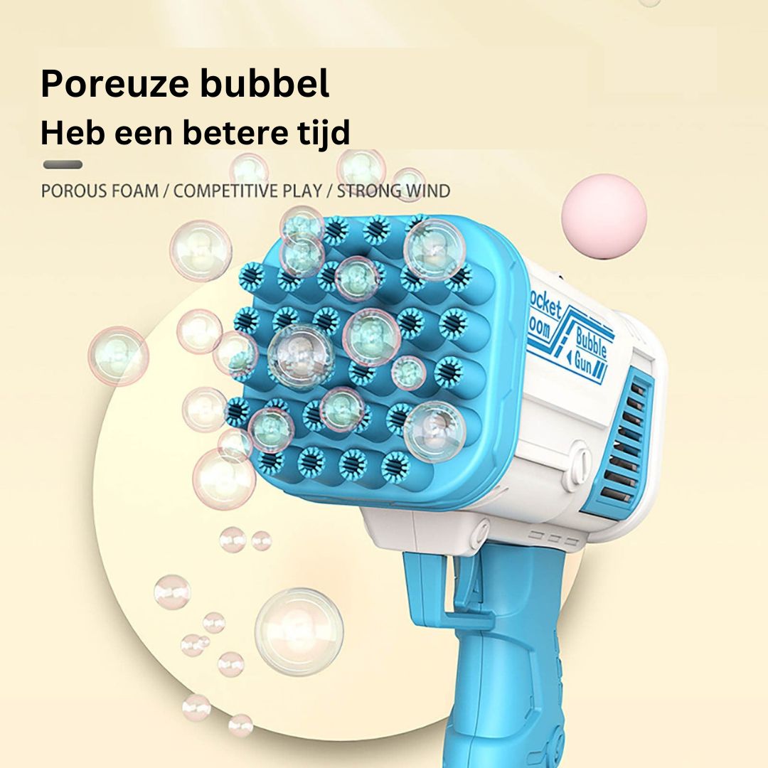 EndlessBubbles Blaster - Pistolet à Bulles Sans Piles