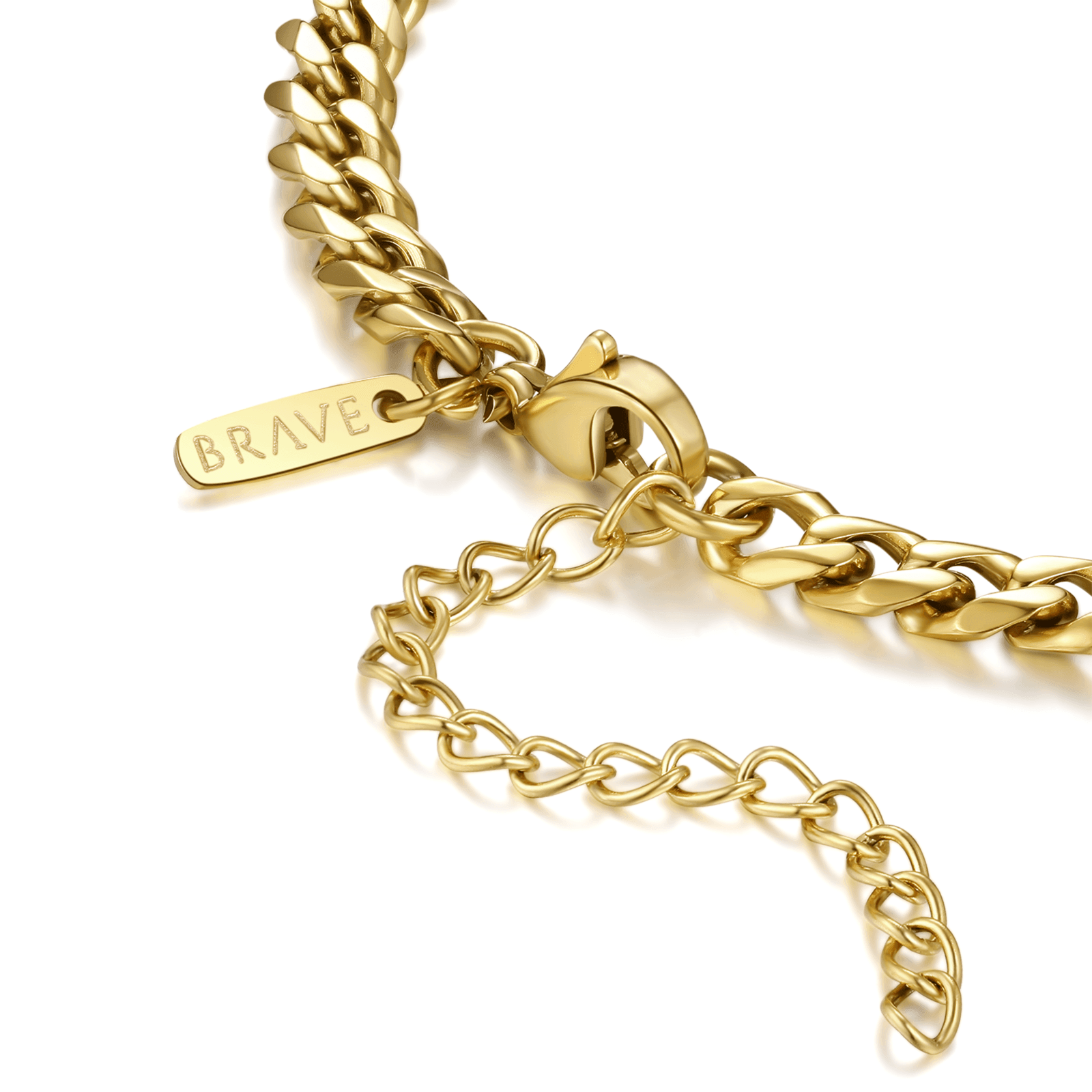 Noah - Collier chaîne cubaine en argent élégant pour homme