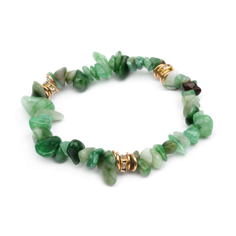 Celine - Bracelet de perles en pierres naturelles et cristaux