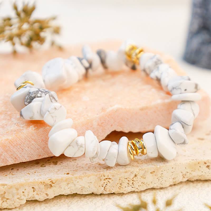 Celine - Bracelet de perles en pierres naturelles et cristaux