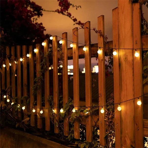 TwinkleGlow - Guirlandes Lumineuses Solaires Féeriques pour Extérieur
