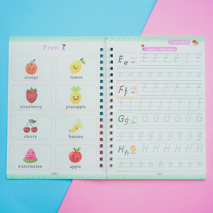 ScribbleJoy Boek – Cahier Écriture Réutilisable
