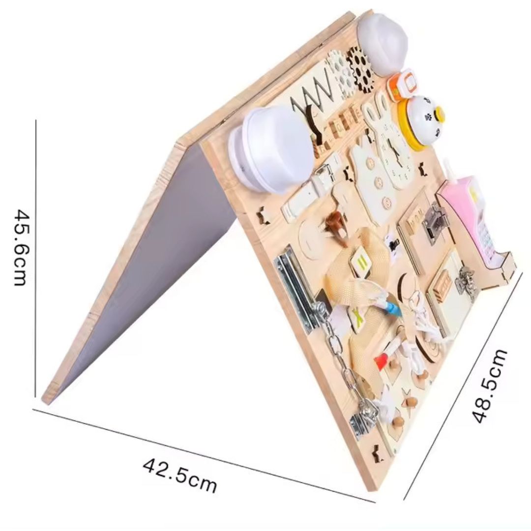 WoodPlay Board – Tableau Éducatif en Bois Créatif