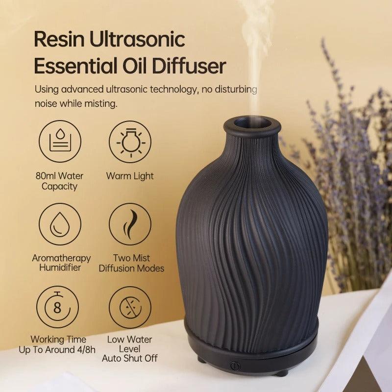 BohoMist - Diffuseur d'Arômes Ultrasonique Maison