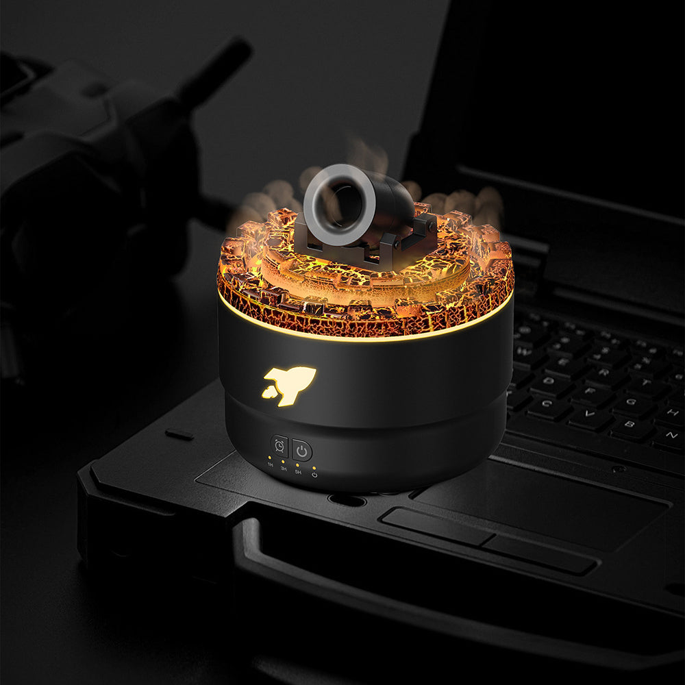 LavaGlow - Diffuseur d'arômes effet lampe à lave LED