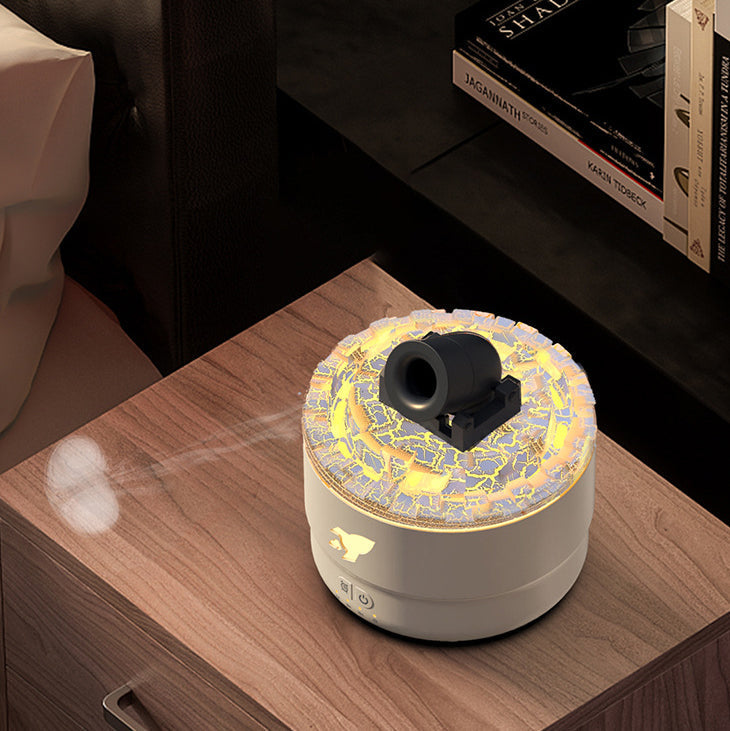 LavaGlow - Diffuseur d'arômes effet lampe à lave LED
