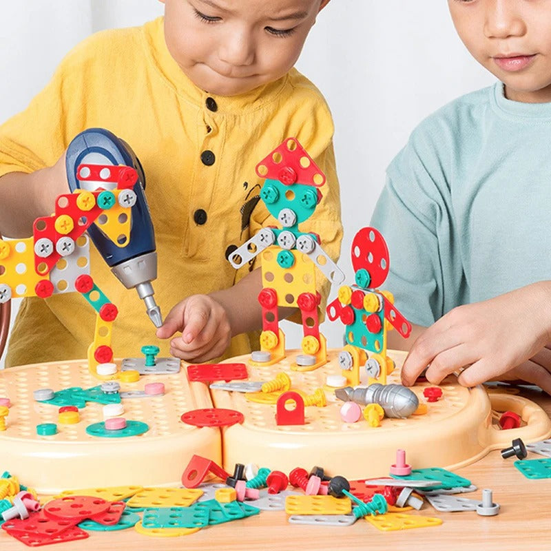 ToolMaster Kids – Boîte Outils Créative Mini-Perceuse