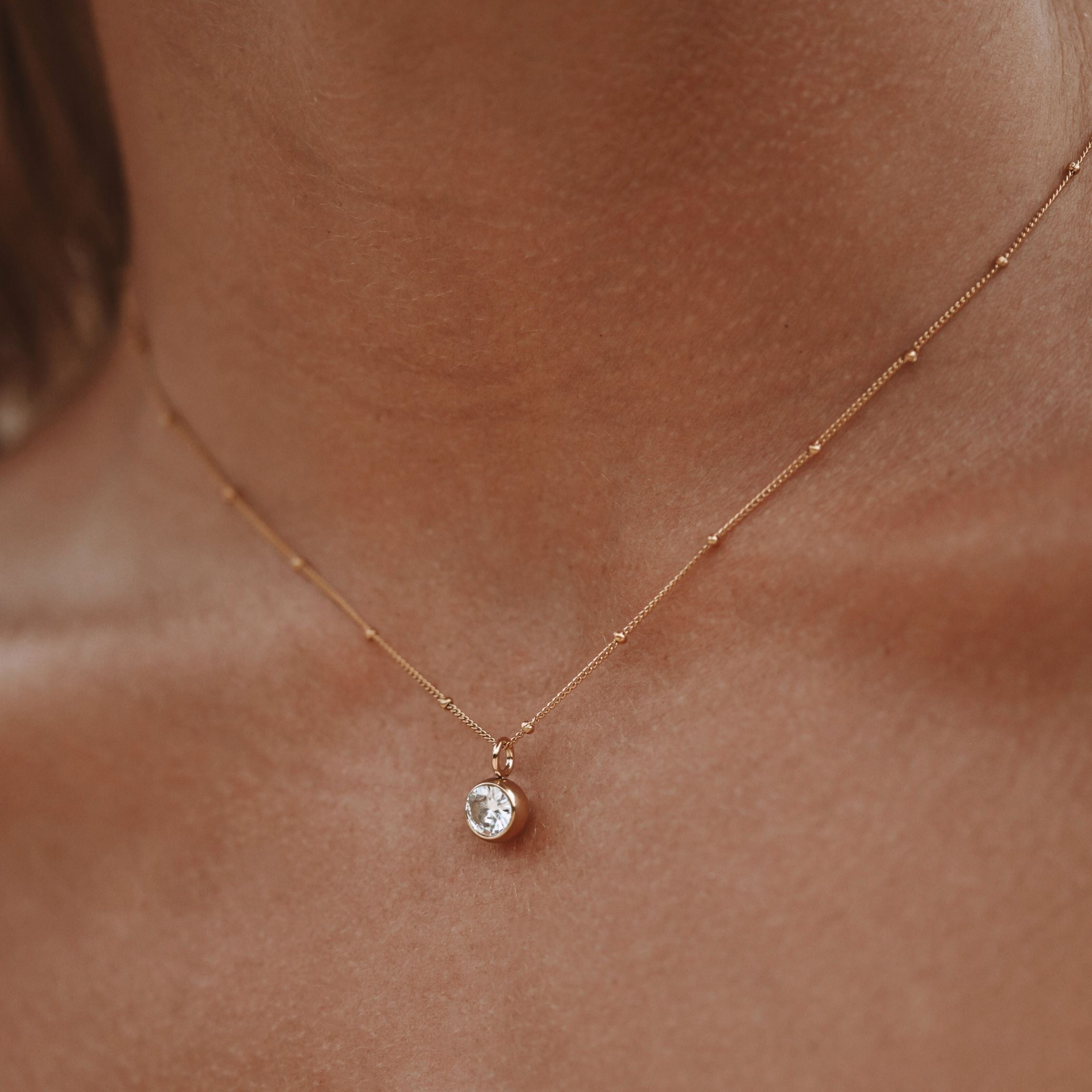 Collier Pierre de Naissance Aurora - 12 Mois